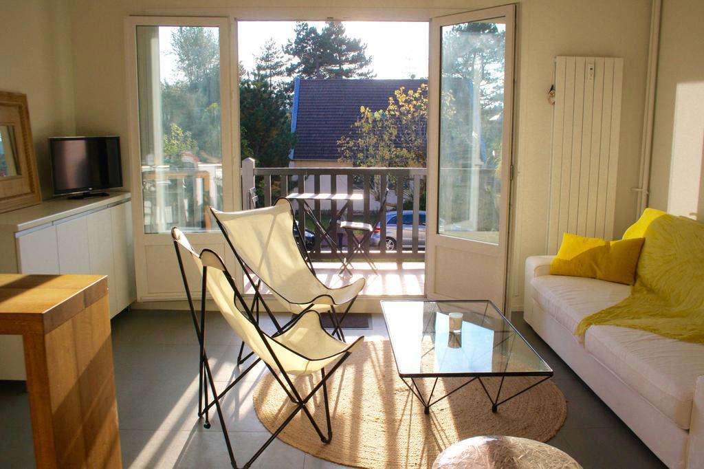 Appartement Le Clos De Sablier Tourgéville Szoba fotó